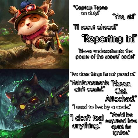 omega squad teemo voice lines|omega squad teemo lore.